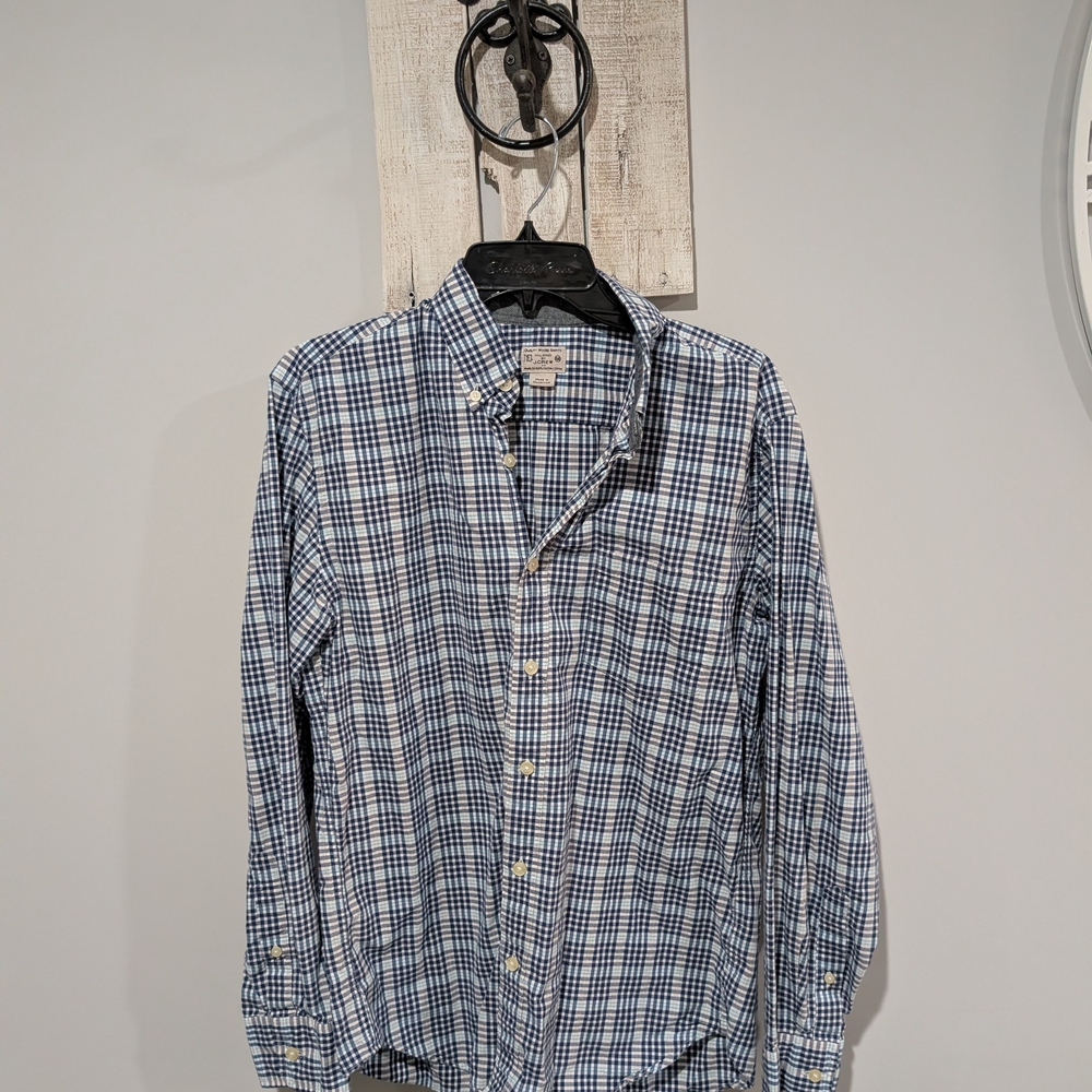 BUNDLE Young Men/Boys Button Down Shirts Medium JCrew Gap Express Dress Shirts